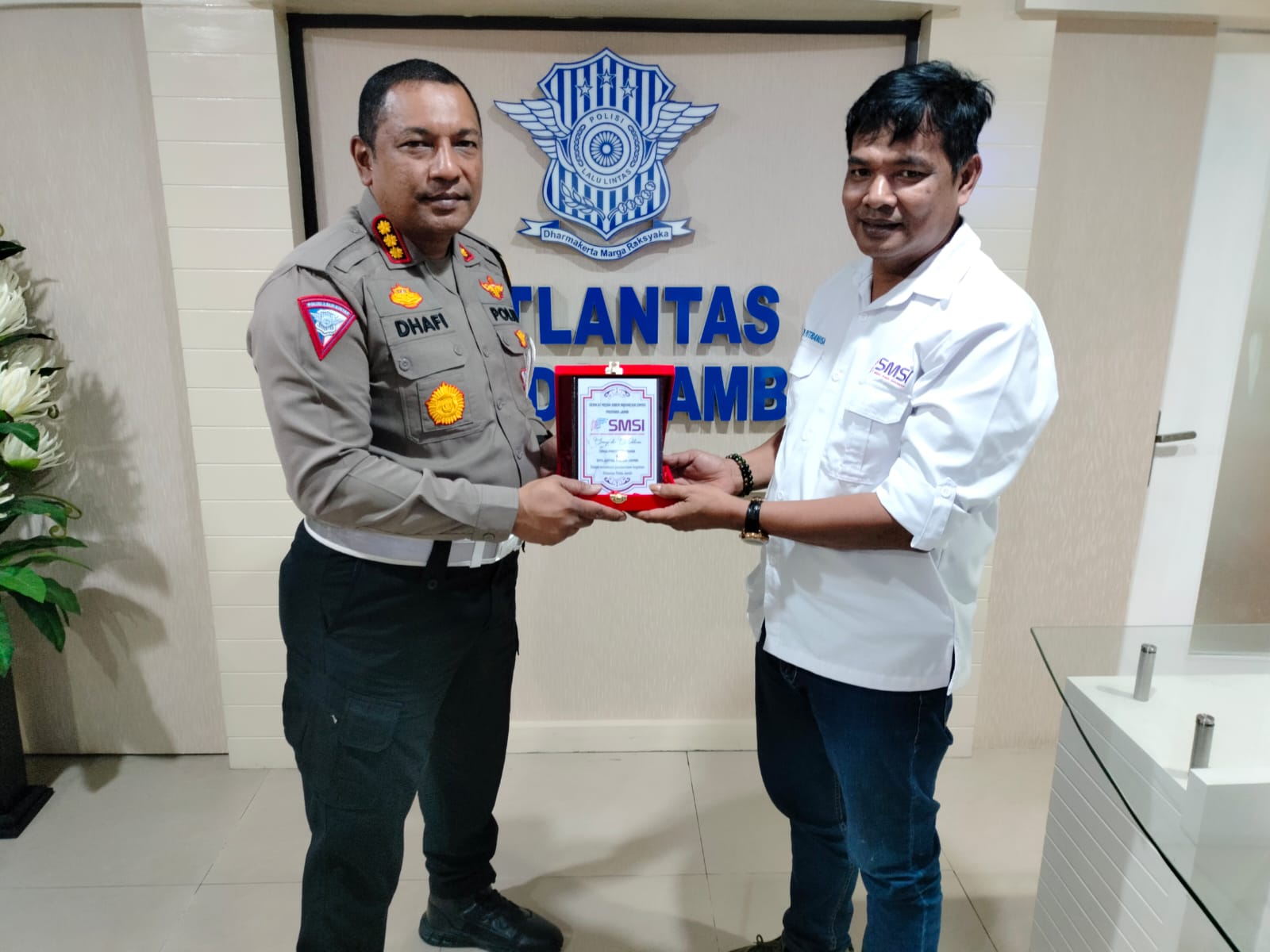 Sinergisitas Media dan Polri, Ketua SMSI Provinsi Jambi Apresiasi Dit Lantas Polda Jambi