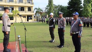 Polres Bungo Apel Gelar Pasukan Operasi Patuh 2023,  "Patuh Dan Tertib Berlalu Lintas Cermin Moralitas Bangsa “