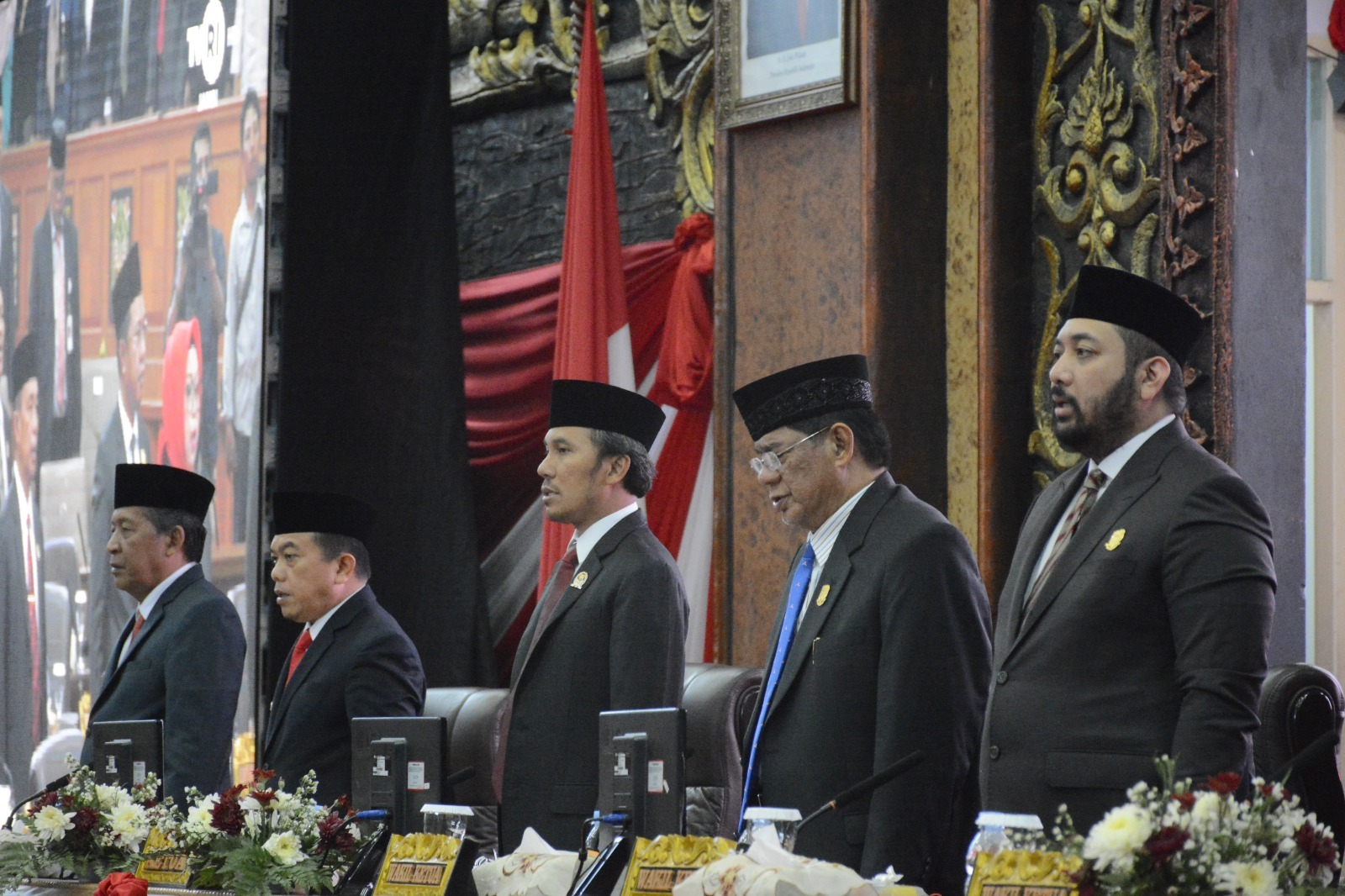 Ketua DPRD Jambi, Edi Purwanto Pimpin Rapat Paripurna Dengar Pidato Presiden.