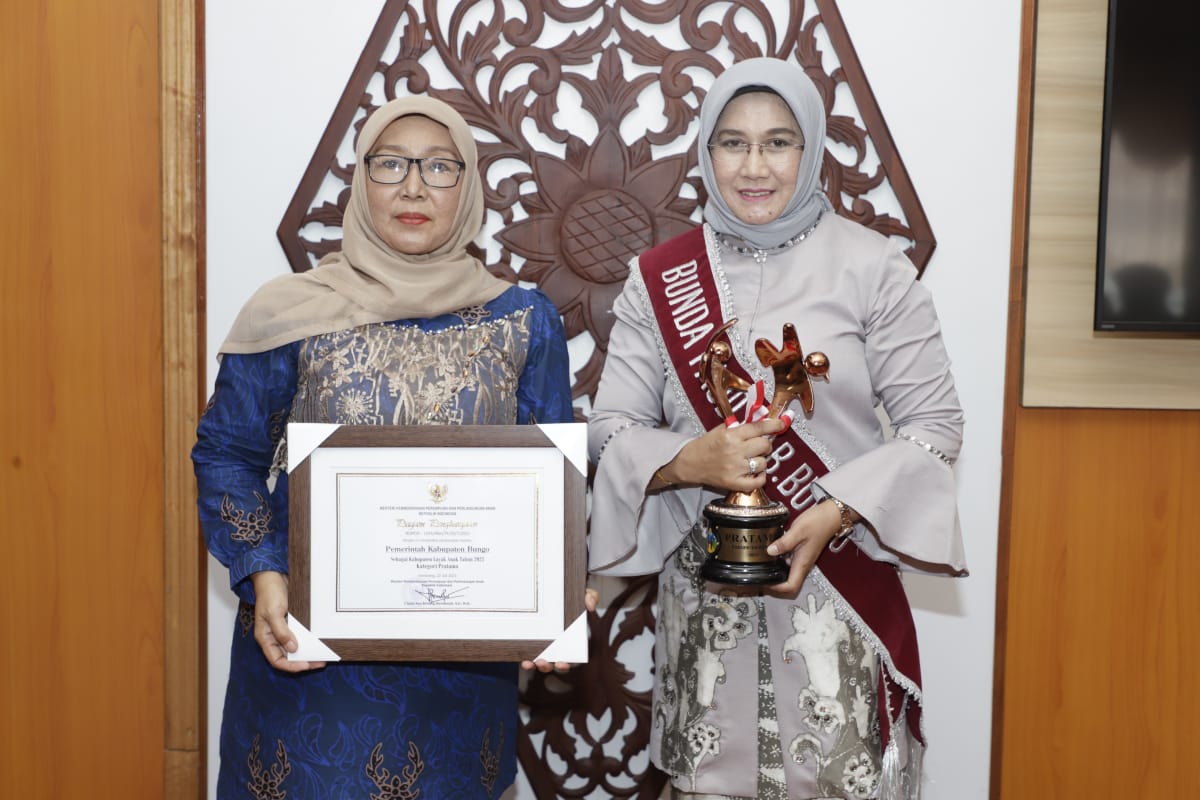 Kabupaten Bungo Raih Penghargaan Kabupaten Layak Anak Tahun 2023