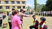 Kapolres Bungo Pimpin Upacara Tradisi Penerimaan Bintara Remaja