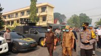 Apel Gelar Pasukan Operasi Mantap Brata 2023-2024 Pengamanan Pemilu Dipimpin Langsung Kapolres Bungo