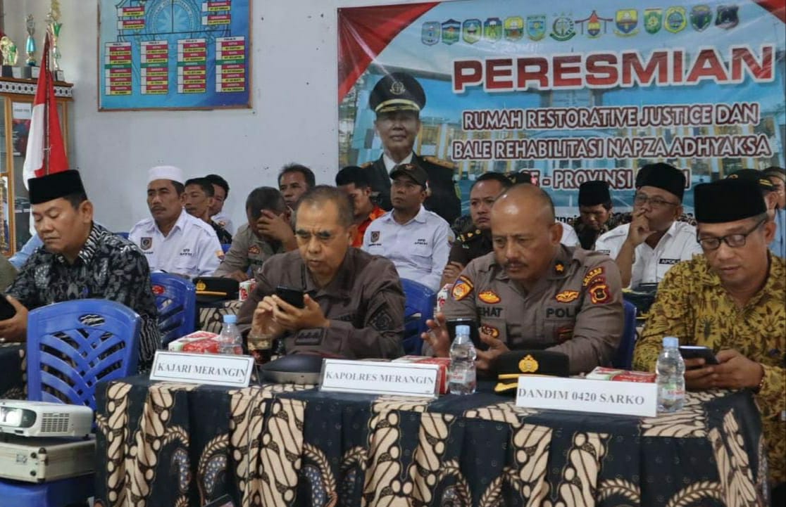 Pemkab Merangin Hadiri Peresmian Rumah Restorative Justice Se-Jambi di Tanjab Tim