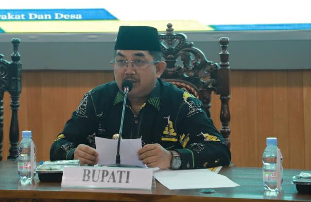 Bupati Tanjab Barat Buka Secara Resmi Rakor Pelaksanaan Pilkades dan Pilkada Serentak Tahun 2024