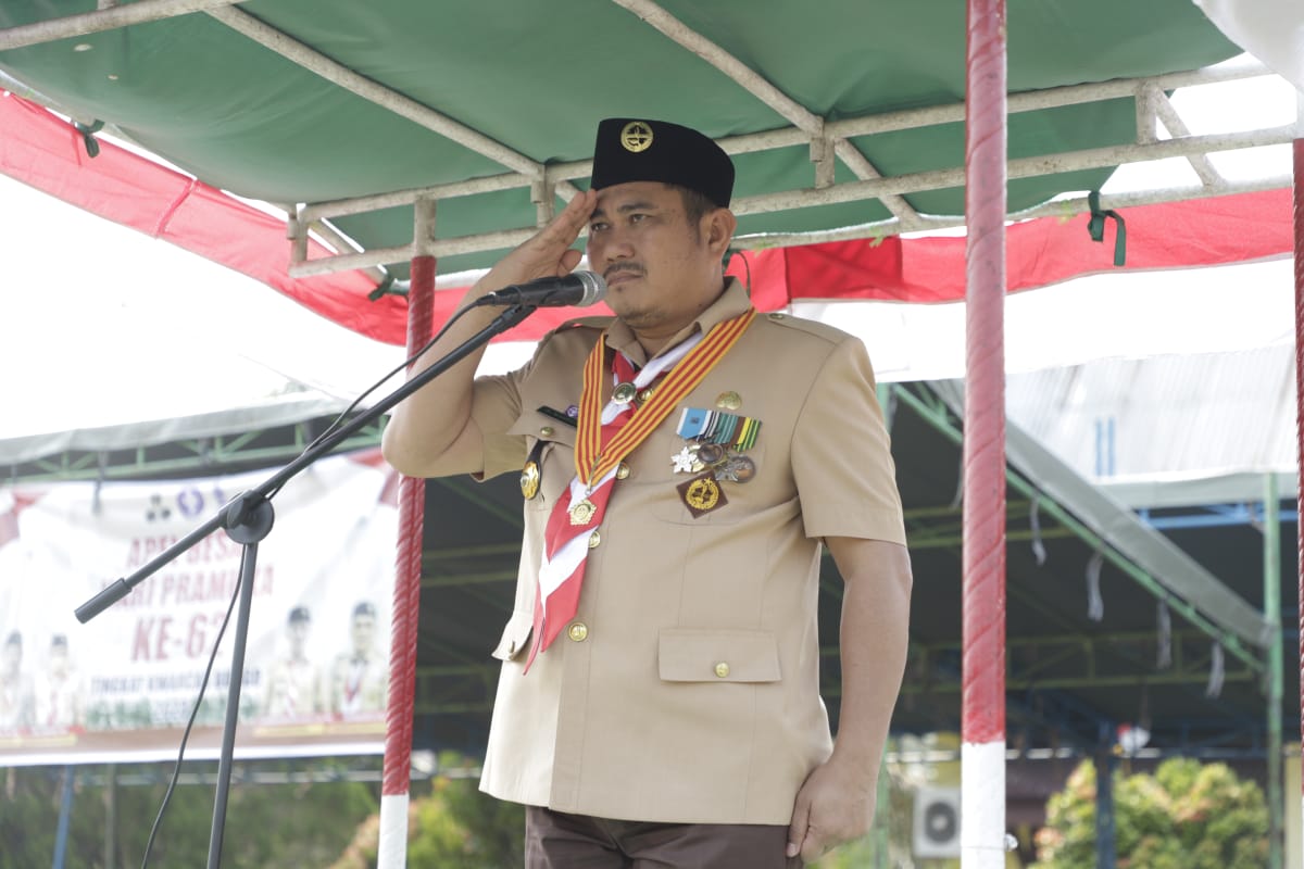 Mabicab Dan Ka Kwarcab Bungo Gelar Apel Besar Hari Pramuka Ke-62 Tahun 2023