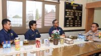 foto kapolres bungo terima kunjungan kepala kantor pajak