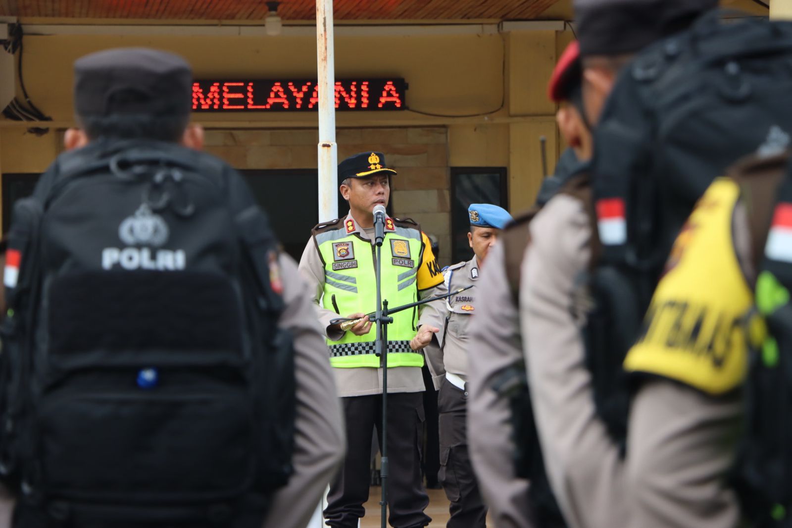 Polres Bungo Gelar Apel Pergeseran Pasukan Pengamanan Pemungutan Suara, Pemilu 2024