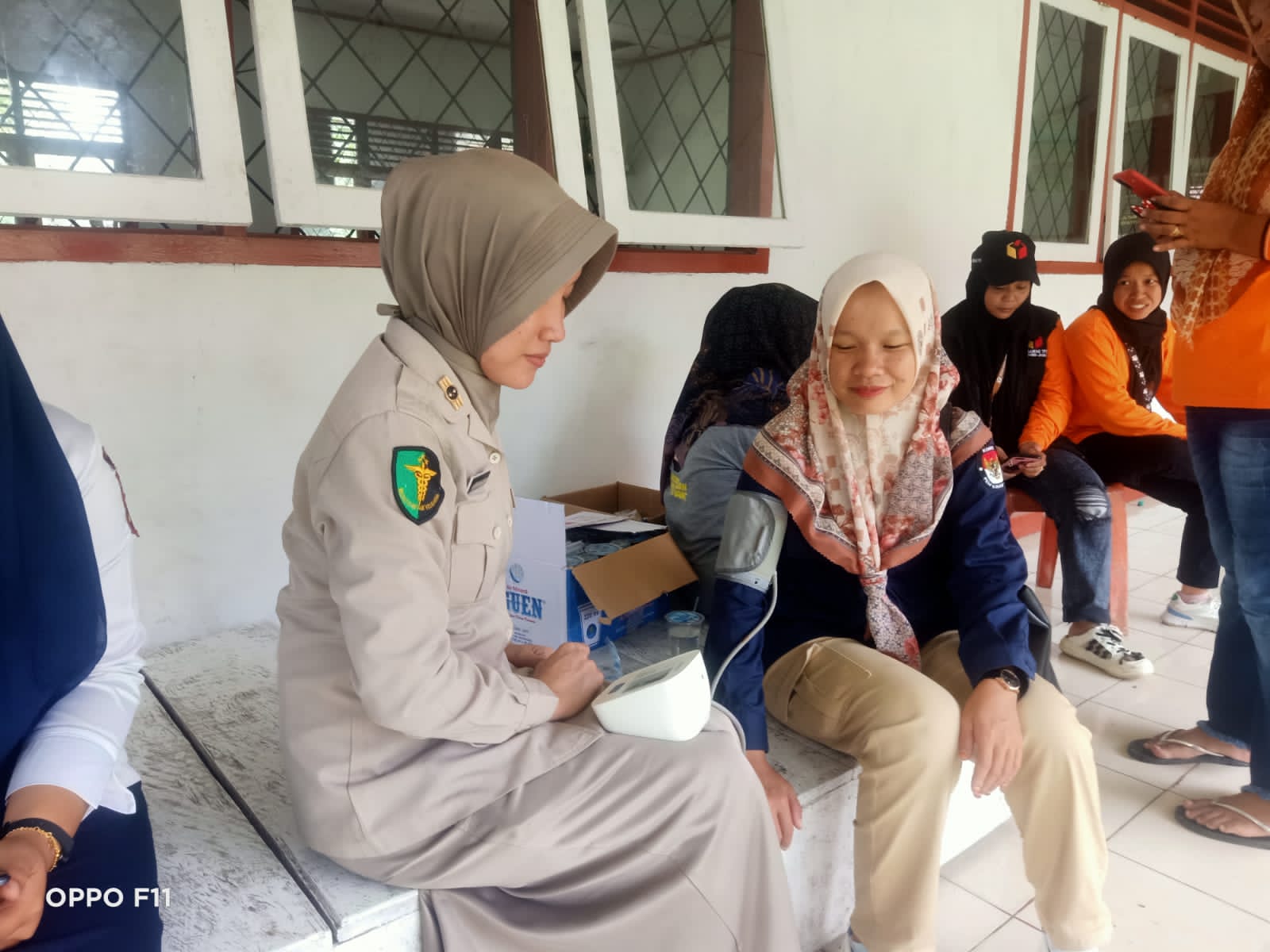Polres Bungoo Lakukan Pemeriksaan Kesehatan Personel Pengamanan TPS Pemilu 2024