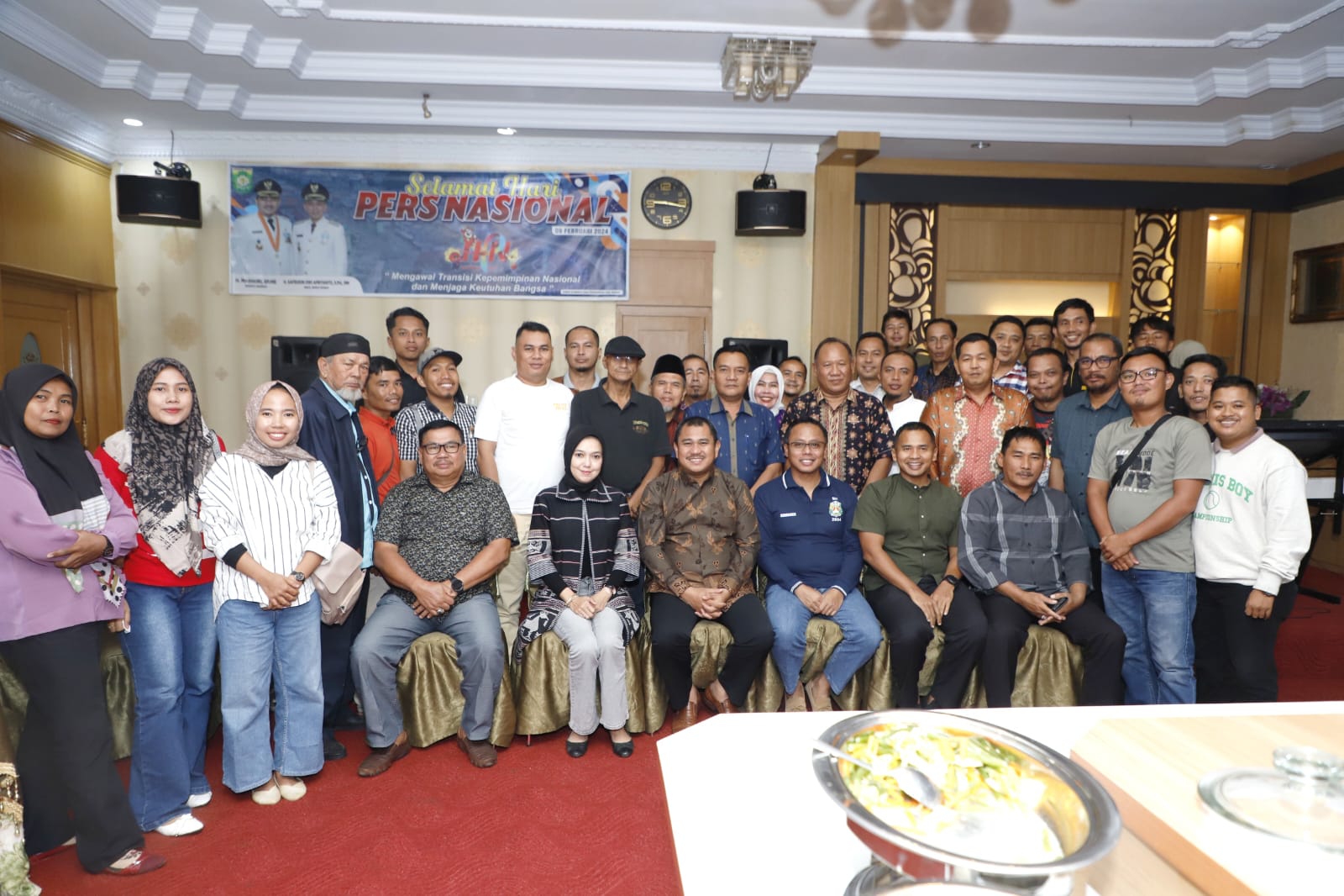 Memperingati HPN Tahun 2024 Bupati Bungo H.Mashuri Silahturahmi Bersama Insan Pers