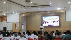 Bupati H.Anwar Sadat Hadiri Pelantikan PAW DPC APDESI Tanjab Barat 2023-2025