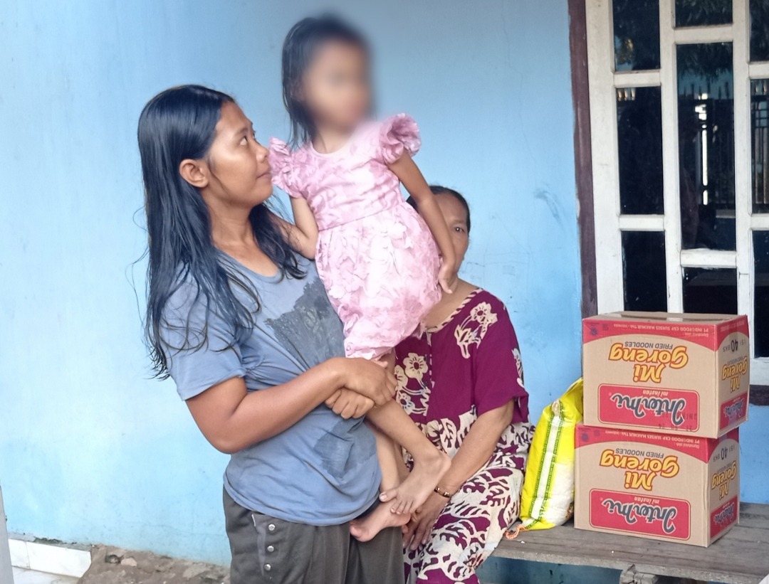 SMSI Bungo Berbagi Berkah Kunjungi Siti Hafizah Balita Yang Membutuhkan Bantuan Para Dermawan