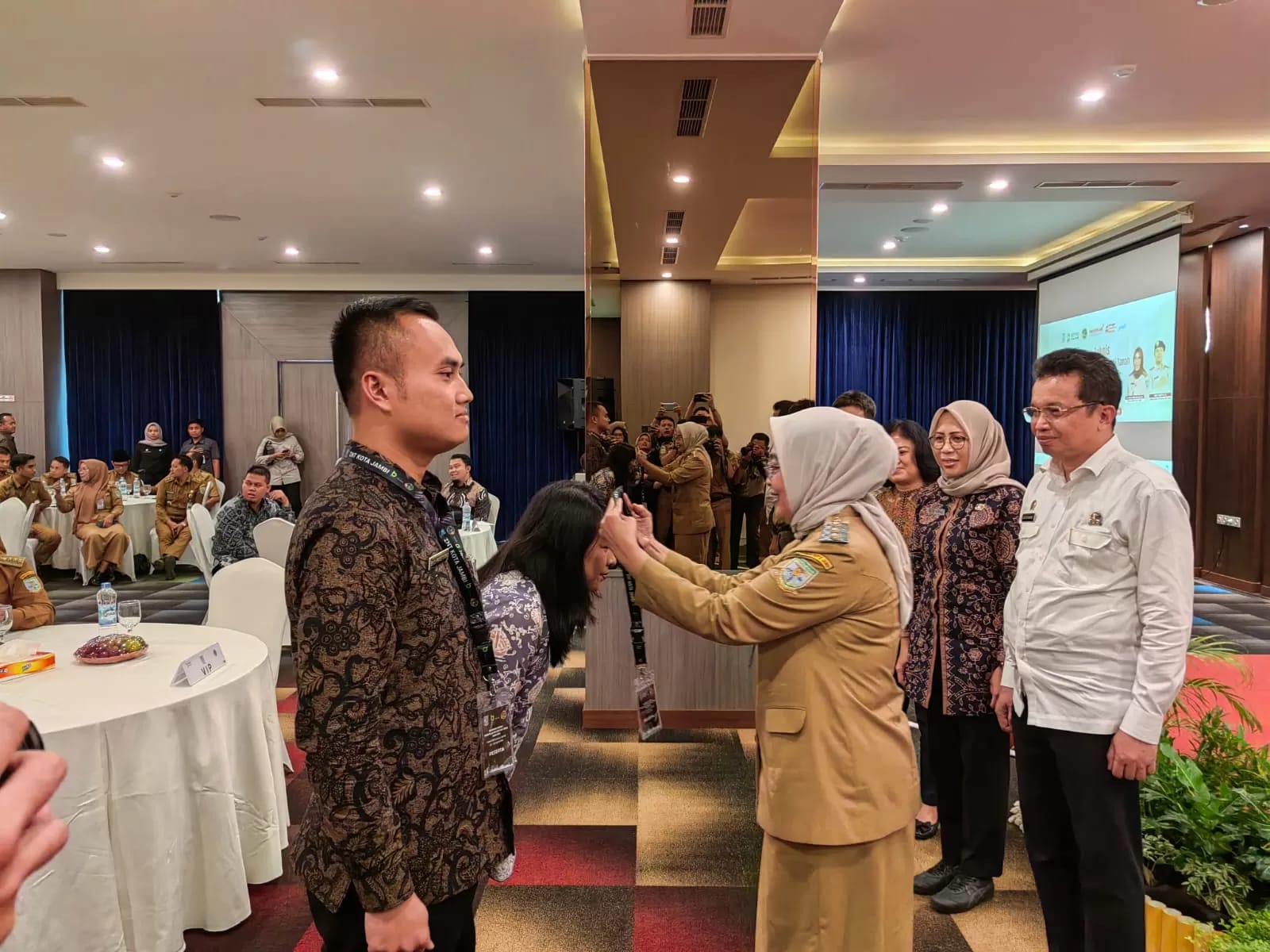 Sri Purwaningsih Buka Kegiatan Bintek Pendetilan Peta ZNT Kota Jambi 2024