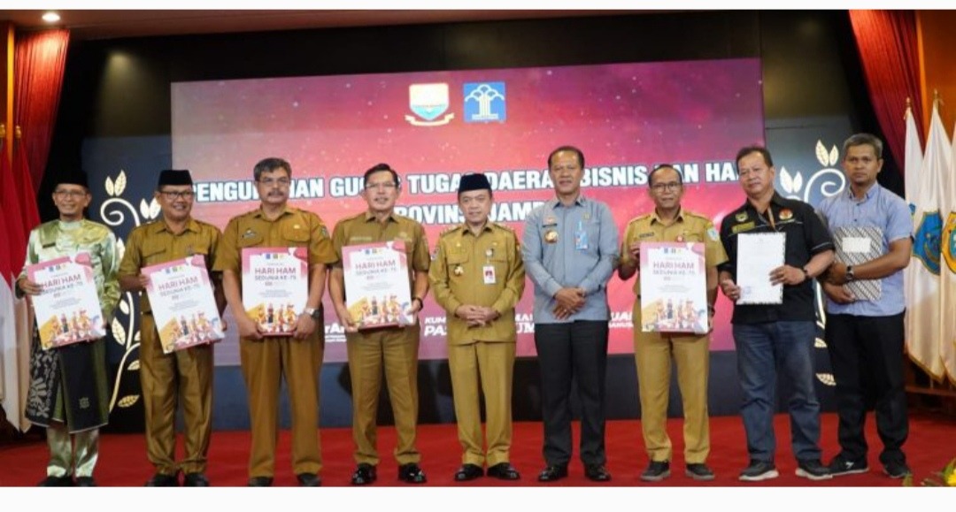 Gubernur Al Haris Kukuhkan Gugus Tugas Bisnis dan HAM Provinsi Jambi