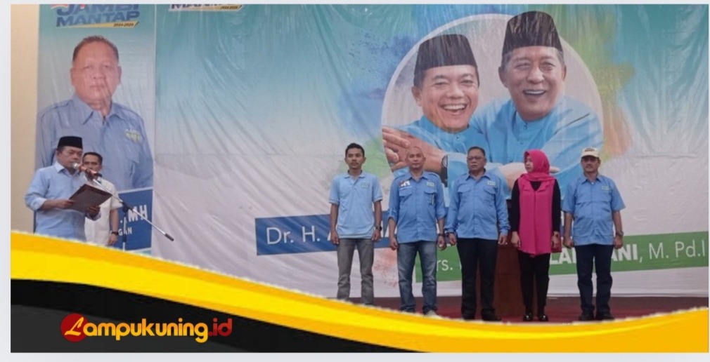 Tim MH For Haris-Sani Gubernur Jambi 2024 Kabupaten Bungo Resmi Dilantik H. Al Haris