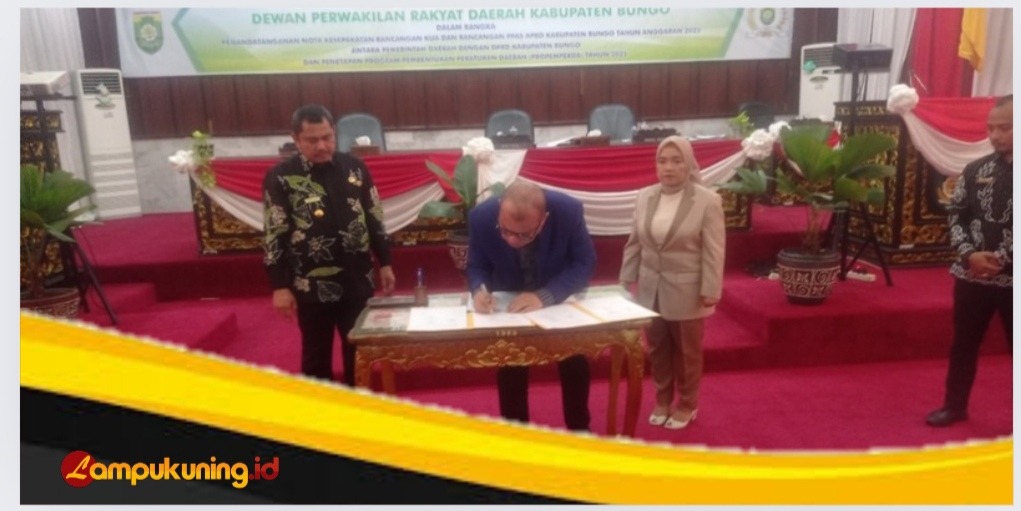 DPRD Bungo Menggelar Rapat Paripurna Penetapan Propemperda Tahun 2025
