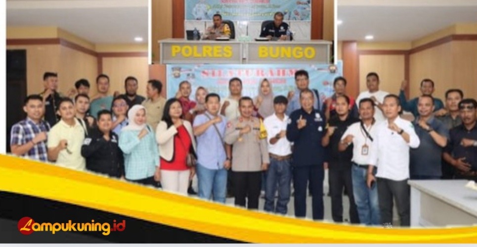 AKBP Natalena Eko Cahyono Gelar Silaturahmi dengan Insan Pers Kabupaten Bungo