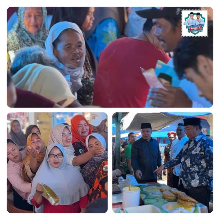 Jumiwan Aguza Datang, Pasar Dusun Danau Langsung Riuh