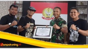 SMSI Bungo Berikan Apresiasi ke Dandim 0416/BUTE Letkol Inf Arief Widyanto