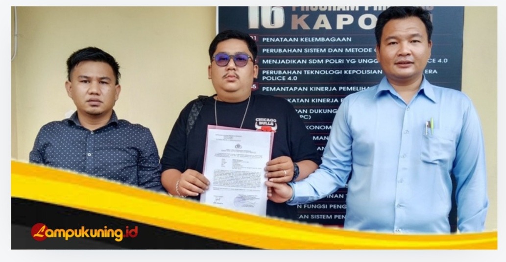 Resmi, Tim Hukum Jumiwan Aguza - Maidani Laporkan Akun Facebook Toean Moeda ke Polres Bungo