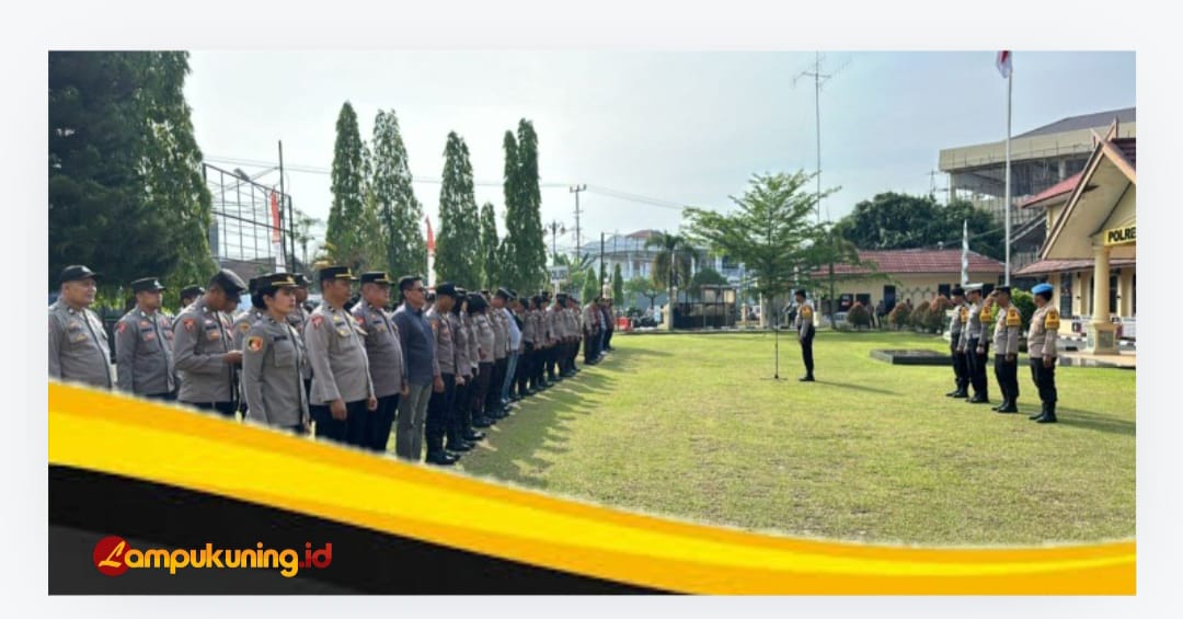 Personil Polres Bungo Disiagakan di 12 Titik Lokasi Kampanye Paslon Bupati dan Wakil Bupati