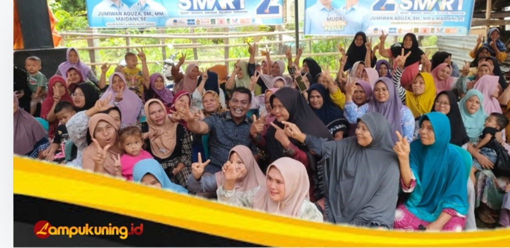 Antusias Sambut Kedatangan Cawabup Maidani, Masyarakat Dusun Pedukun Siap Menangkan JADI