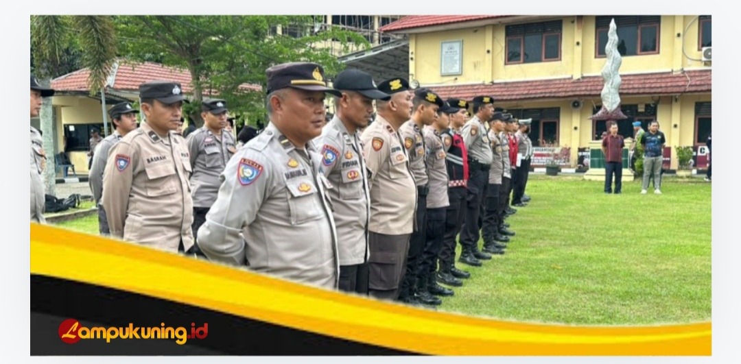 Operasi Mantap Praja 2024 : Personil Polres Bungo Mengamankan Jalanya Kegiatan Kampanye di 16 Titik Lokasi 