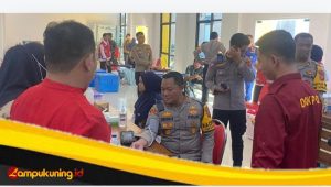 Sambut HUT Humas Polri Ke 73 Tahun, Polres Tanjabbar Gelar Donor Darah