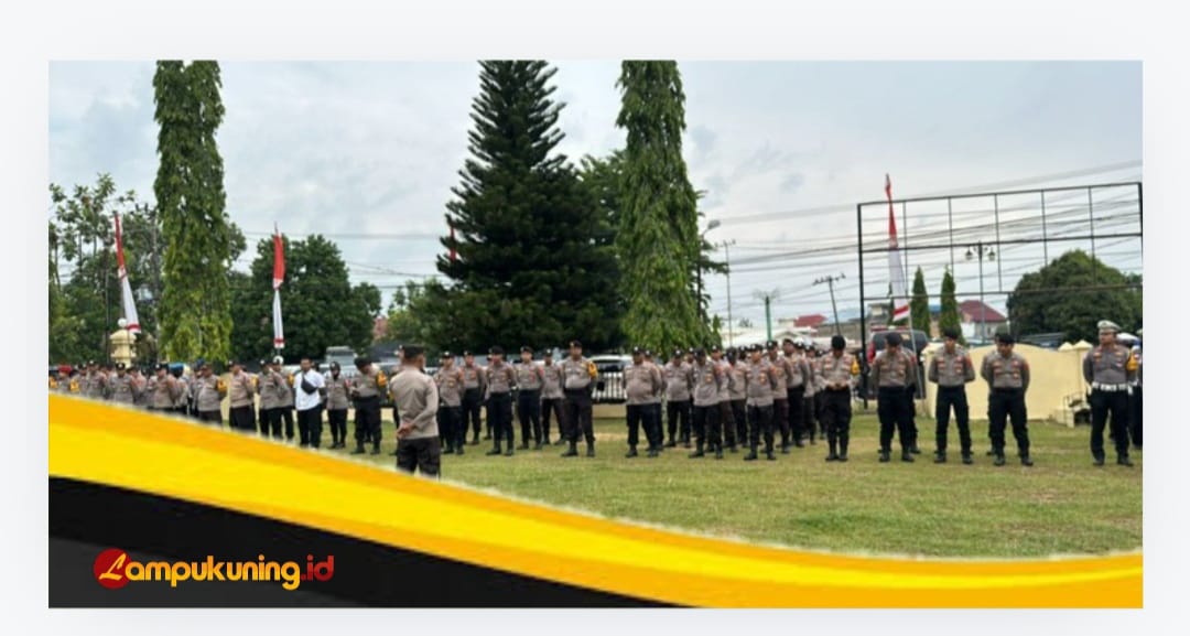Polres Bungo Siap Mengamankan Jalannya Kampanye Paslon Bupati dan Wakil Bupati di 5 Titik Lokasi