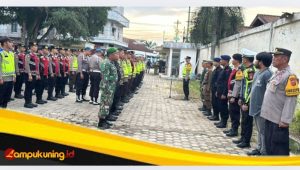 Polres Bungo Kerahkan 270 Personil Amankan Debat Publik Paslon Bupati dan Wakil Bupati 