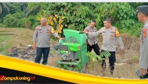AKBP Natalena  Eko Cahyono Tinjau Lokasi Lahan Ketahanan Pangan 