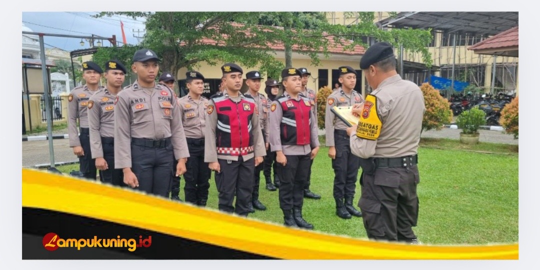Personil OMP Tahun 2024 Polres Bungo, Mengamankan Jalannya Kampanye di 4 Titik Lokasi  