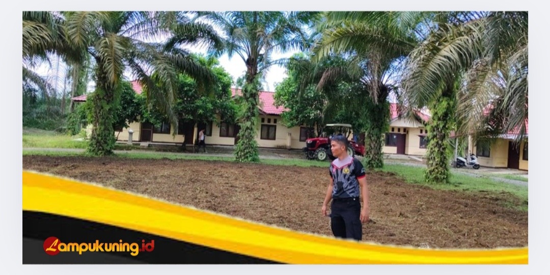Polsek Bathin II Babeko Manfaatkan Lahan Kosong Untuk Tanam Sayuran Wujud Dukungan Ketahanan Pangan Nasional