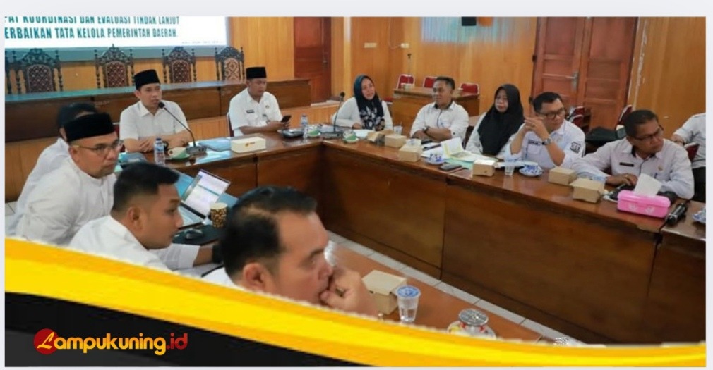 Pjs. Bupati Tanjung Jabung Barat Ikuti Rapat Koordinasi MCP KPK, Tekankan Optimalisasi MCP di Akhir Tahun