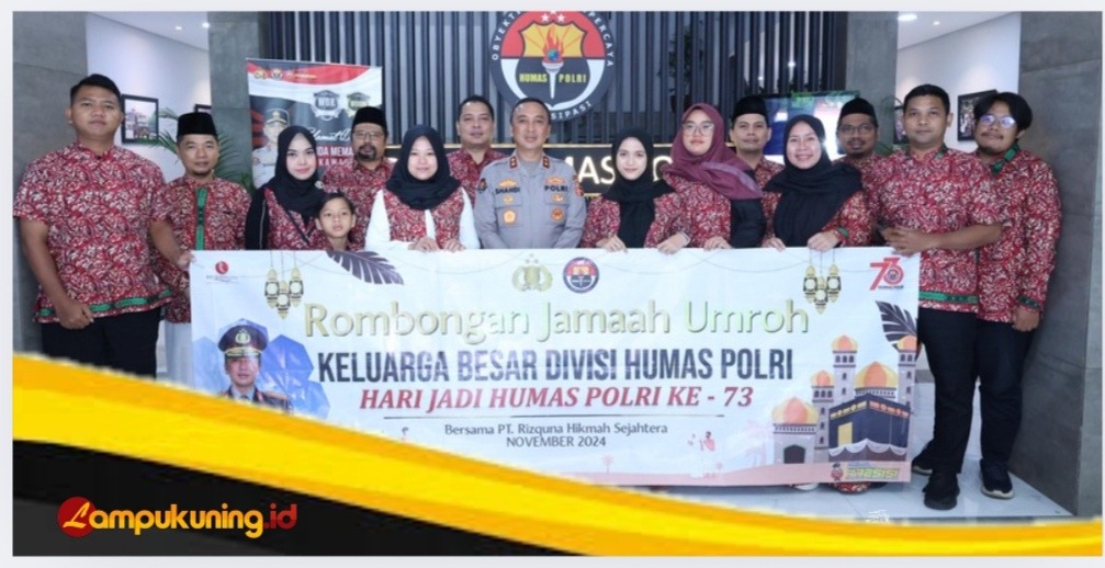 Hari Jadi Humas Polri Ke-73, Kadiv Humas Beri Apresiasi Berangkatkan Personel dan Media Ibadah Umroh