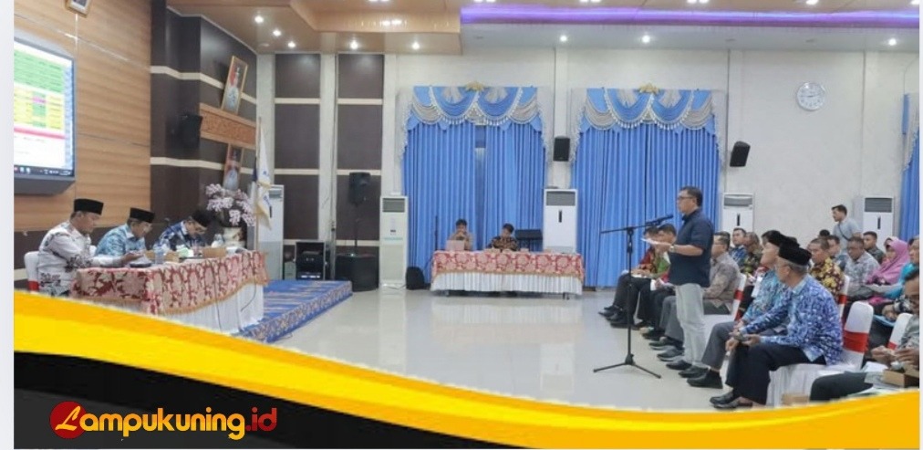 Bupati Anwar Sadat Pimpin langsung Rapat Evaluasi LPPK Triwulan IV
