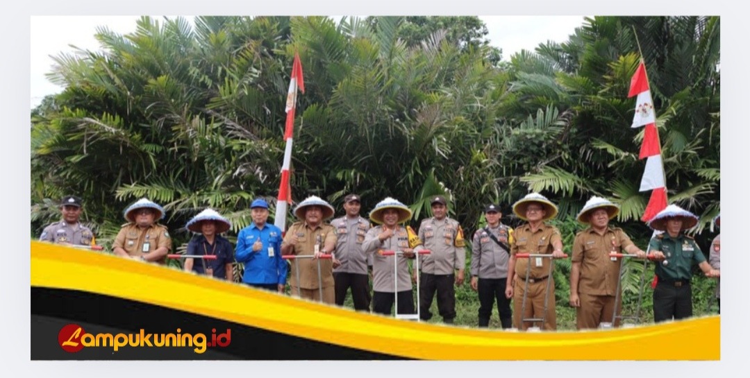 Penanaman Bibit Jagung Serentak Dukung Swasembada Pangan, Kapolres Bungo : Kita Siap Dukung Program Pemerintah