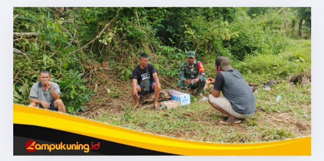 Serap Aspirasi Warga, Personel Satgas TMMD Ke-123 Kodim 0416/Bute Tingkatkan Komunikasi Sosial