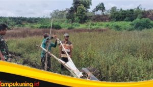 IMG_20250222_120831 Anggota SatgasTMMD Ke-123 Kodim 0416/Bute Bersama Warga Membuka Lahan Ketahanan Pangan Terpadu Seluas 2 Hektar