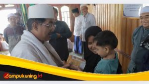 Bupati Tanjab Barat Safari Jum'at Berkah di Masjid Nurul Huda Desa Mekar Tanjung