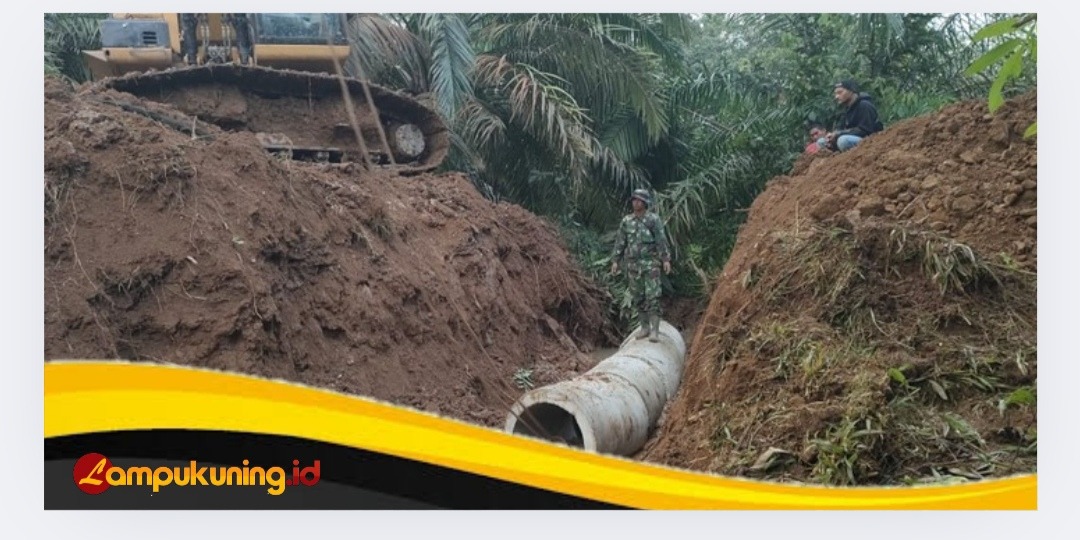 Warga Desa Malako Intan Mengucapkan Rasa Terimakasihnya Kepada Satgas TMMD Ke-123 Kodim 0416/Bute Telah Membangun Infrastruktur Desa