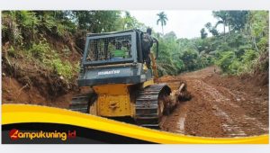 Lettu Inf Feri Erza: Peningkatan Jalan Usaha Tani Terus Dipacu oleh Satgas TMMD Ke-123 Kodim 0416/Bute, Hingga H-12 Progres Capai 31 persen