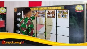 IMG_20250302_125719 Permudah Pengawasan Hasil Kerja Satgas TMMD Ke-123 Kodim 0416/Bute, Perkembangan Program Tercatat Pada Papan Informasi di Posko TMMD