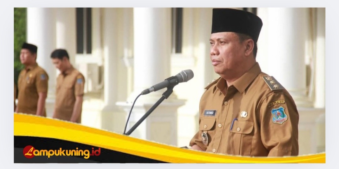 Wabup Katamso Pimpin Langsung Apel Gabungan di Lingkungan Pemerintah Kabupaten Tanjab Barat