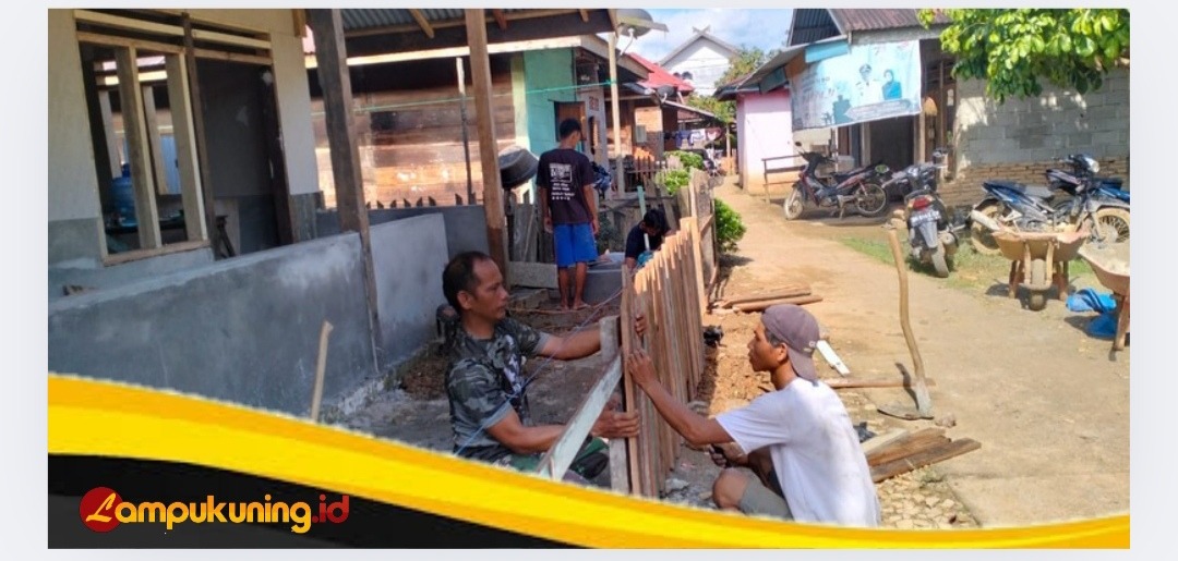 Selain Dijadikan Rumah Layak Huni, Satgas TMMD Ke-123 Kodim 0416/Bute Juga Mempercantik RTLH 