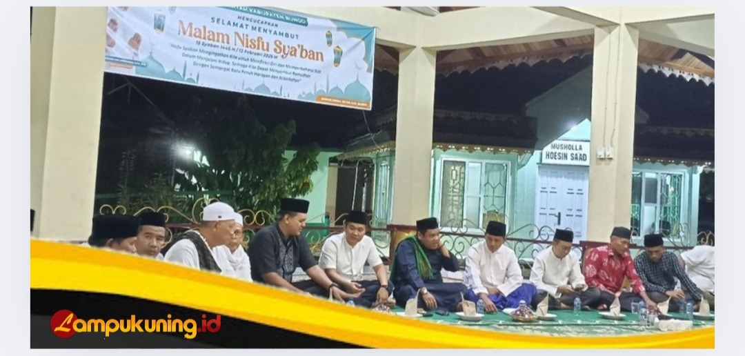 Memperingati Nisfu Sya'ban Pemkab Bungo Gelar Yasinan, Tausiah dan Doa Bersama