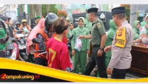 Kodim 0416/Bute dan Polres Bungo Bersinergi Tebar Kebaikan di Bulan Ramadhan 1446 H / 2025 M