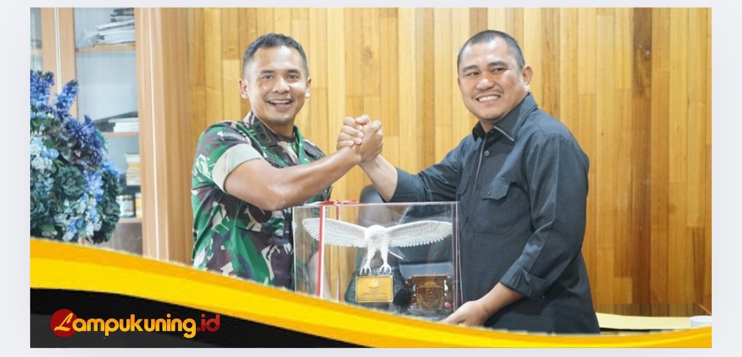 Dandim 0416/Bute Letkol Inf Arief Widyanto Bersilaturahmi Sekaligus Pamit Kepada Bupati Bungo H.Mashuri