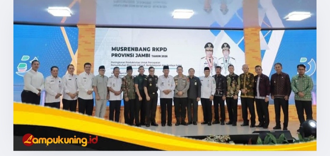 Wakil Bupati Tanjung Jabung Barat Hadiri Musrenbang RKPD 2026 di Jambi
