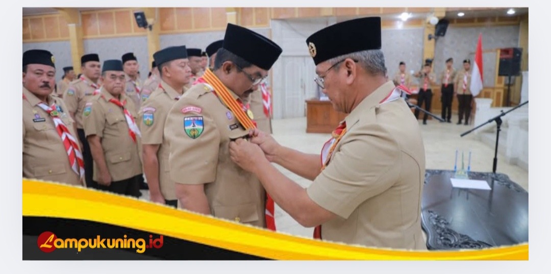 Bupati Tanjab Barat Resmi Dilantik sebagai Ketua Kamabicab Gerakan Pramuka Masa Bakti 2024-2029