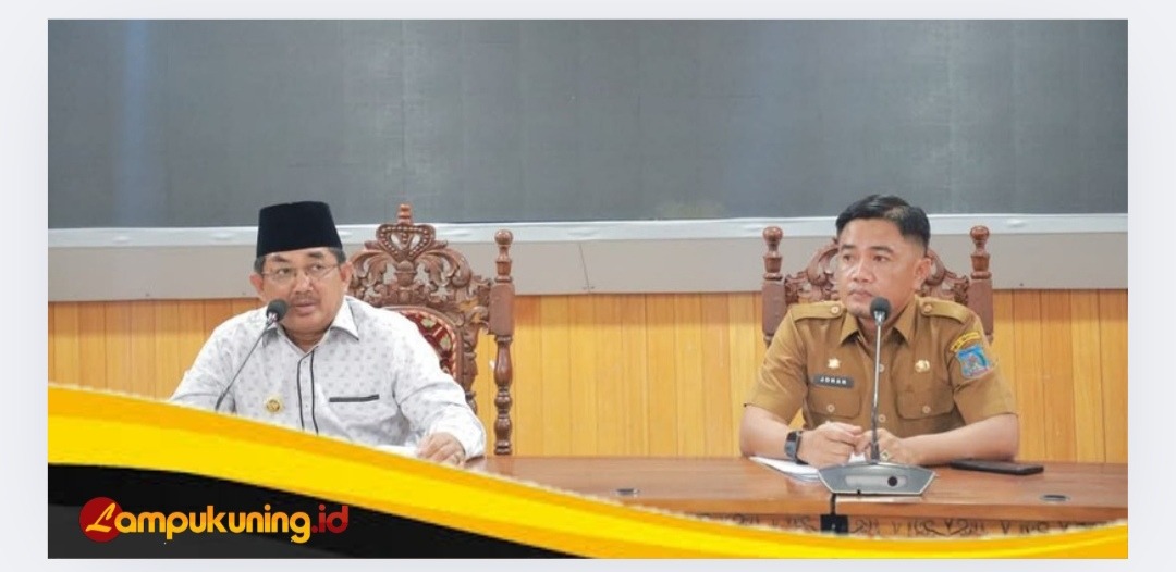Bupati Tanjab Barat Pimpin Rapat Tindak Lanjuti Instruksi Presiden Terkait Pembentukan Satgas Penanganan Sampah Nasional